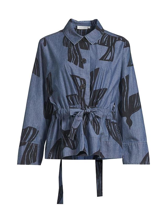 Womens Jasmina Bird Chambray Jacket Product Image