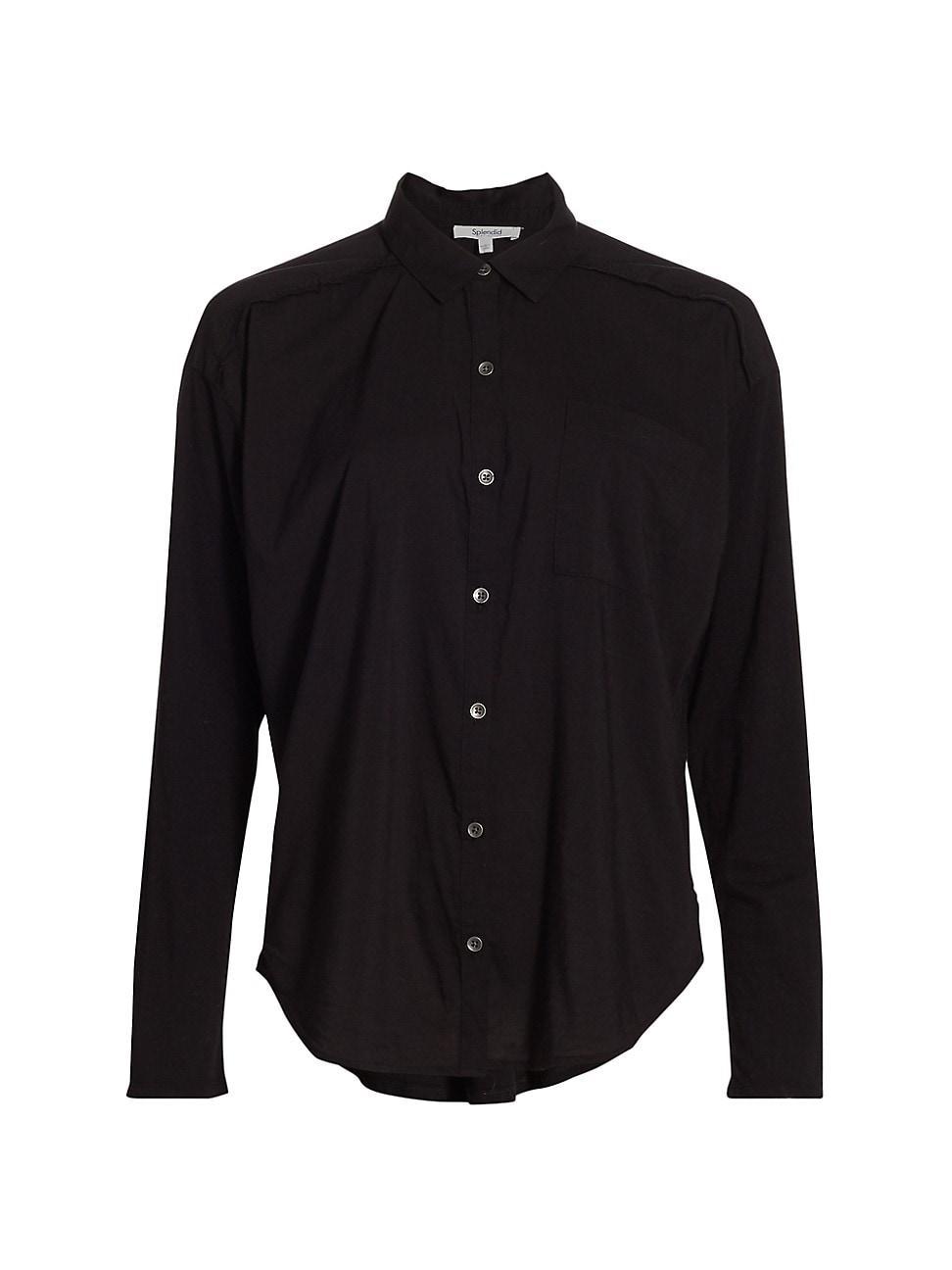 Womens Paige Button-Up Shirt Product Image