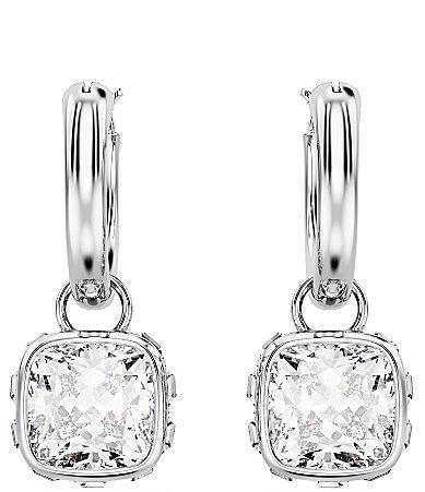 Swarovski Stilla Crystal Hoop Drop Earrings Product Image