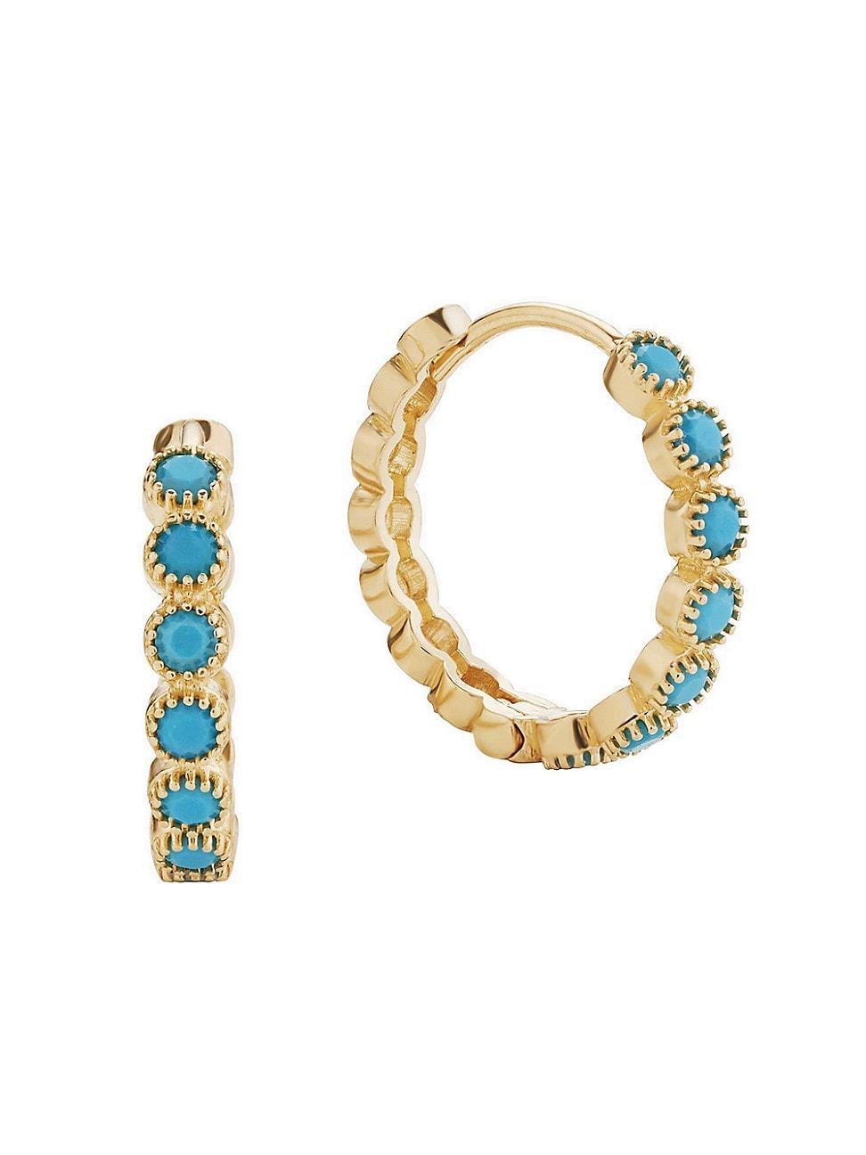 Womens 14K Yellow Gold Oasis Hoops Product Image