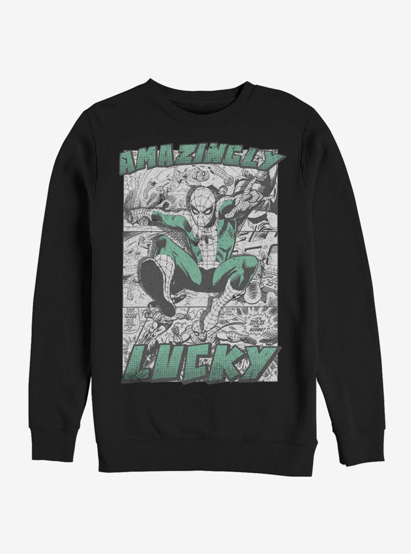 Marvel Spider-Man Amazingly Lucky Sweatshirt Product Image