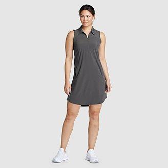 Women's Departure Sleeveless Half-Zip Dress Product Image