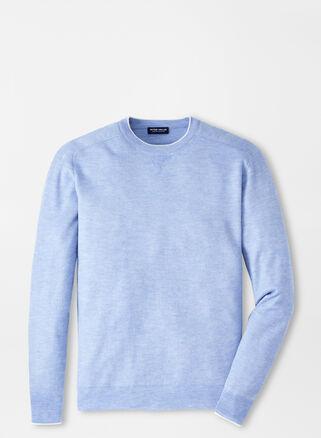 Mens Voyager Cashmere-Silk Crewneck Sweater Product Image