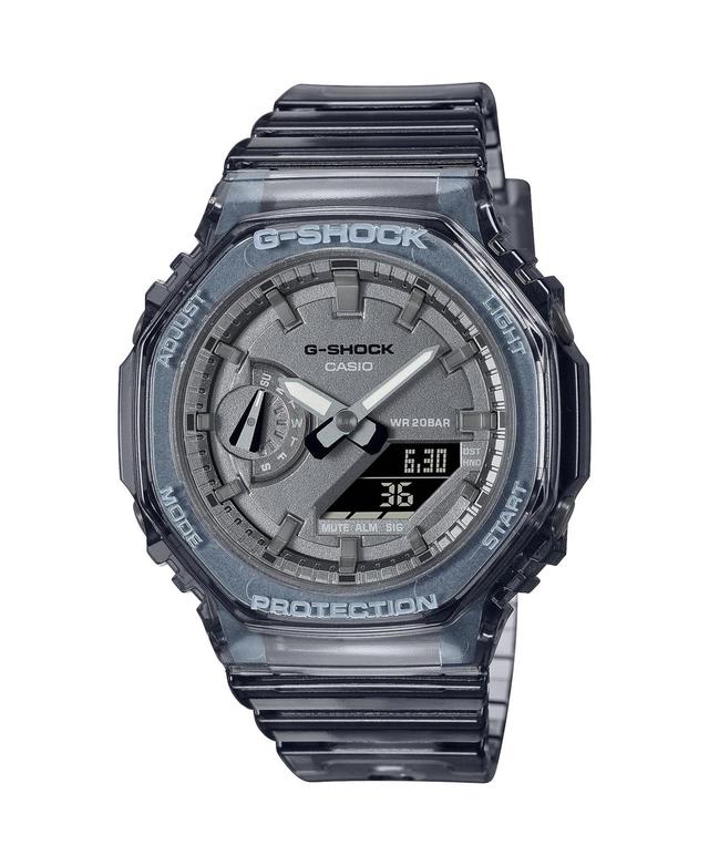 G-Shock Unisex Dark Gray Skeleton Resin Strap Watch 40.4mm GMAS2100SK1A - Gray Product Image