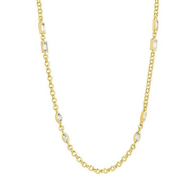 MC Collective Marceline Chain Necklace, Womens Silver Tone Product Image