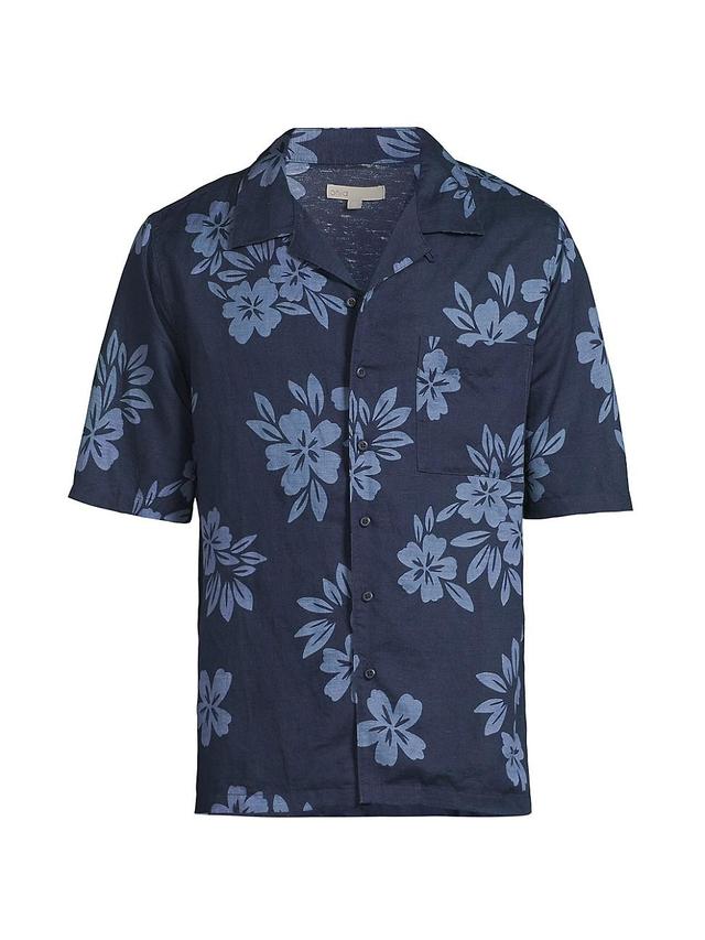 Mens Air Linen Convertible Vacation Shirt Product Image