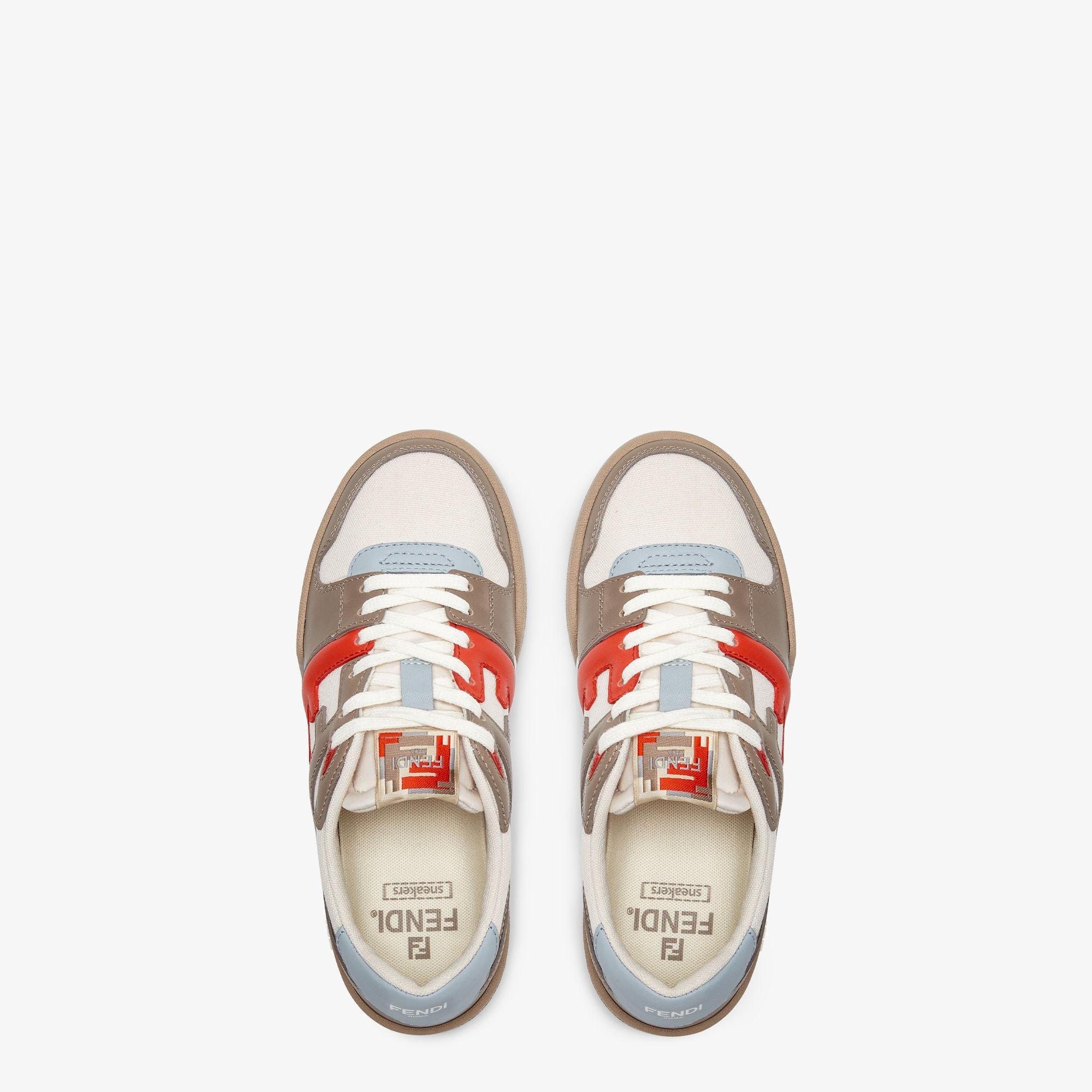 Fendi MatchMulticolor leather low-tops Product Image