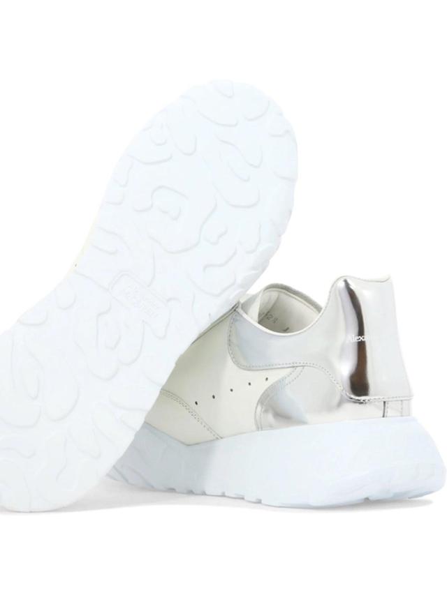 Oversized Court Sneakers In White Product Image