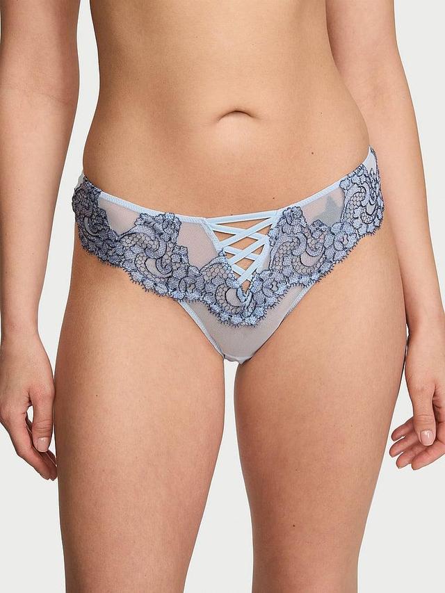 Boho Floral Embroidery Brazilian Panty Product Image