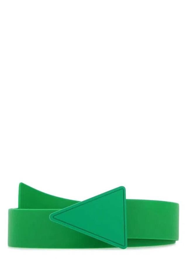 Triangle Patched Belt In Green Product Image