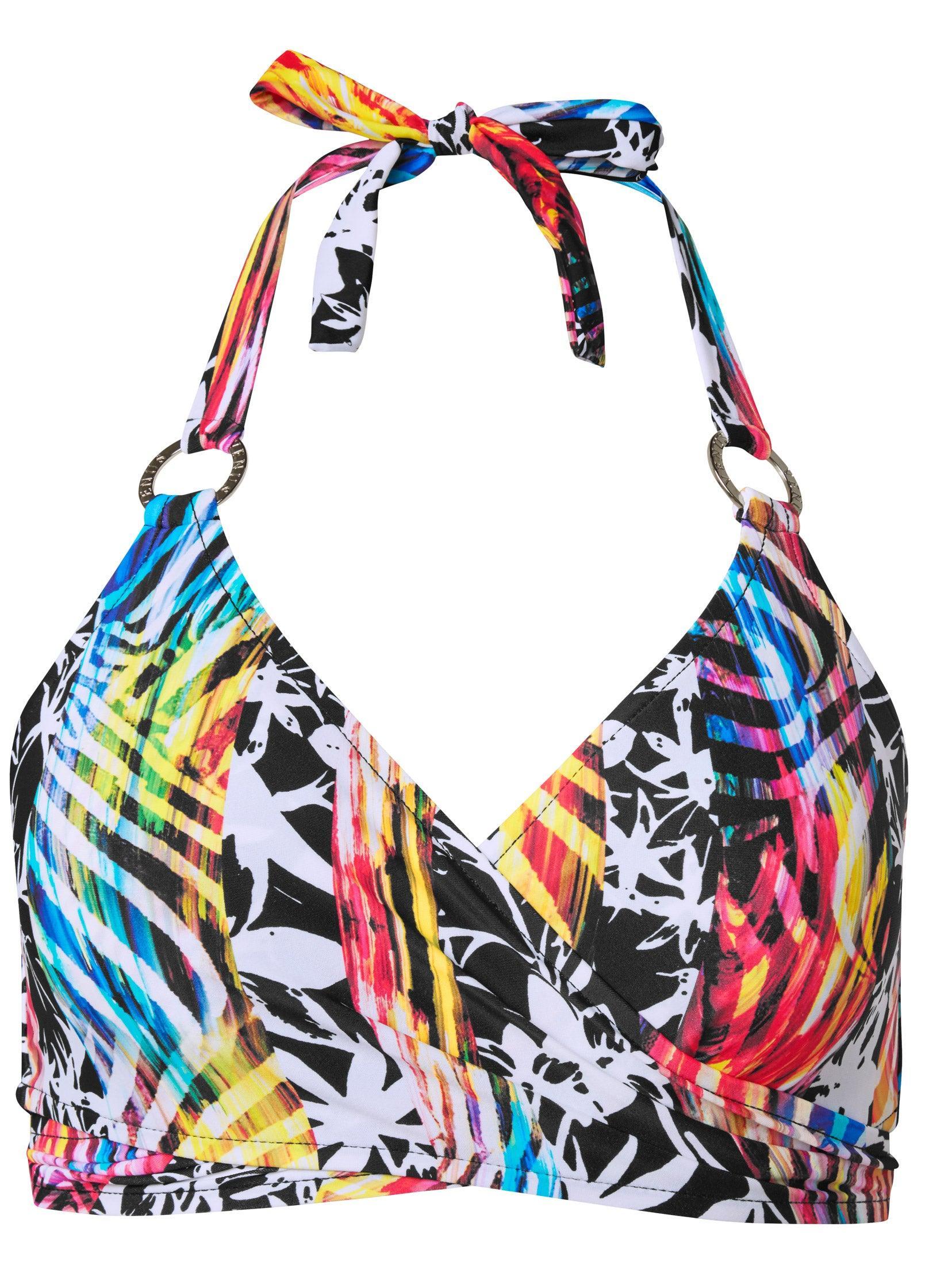 Laguna Wrap Bikini Top - Opposites Attract Product Image