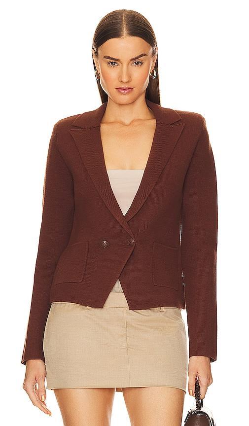 Womens Sofia Knit Double-Breasted Blazer Product Image