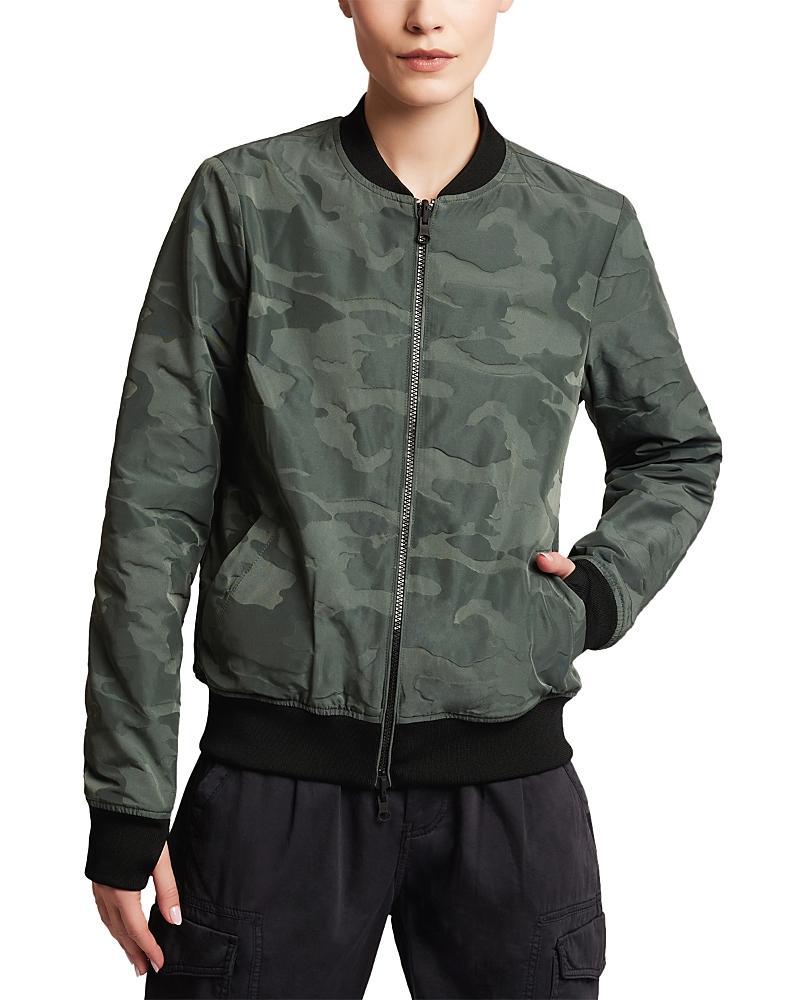 Blanc Noir Reversible Camo Print Bomber Jacket Product Image