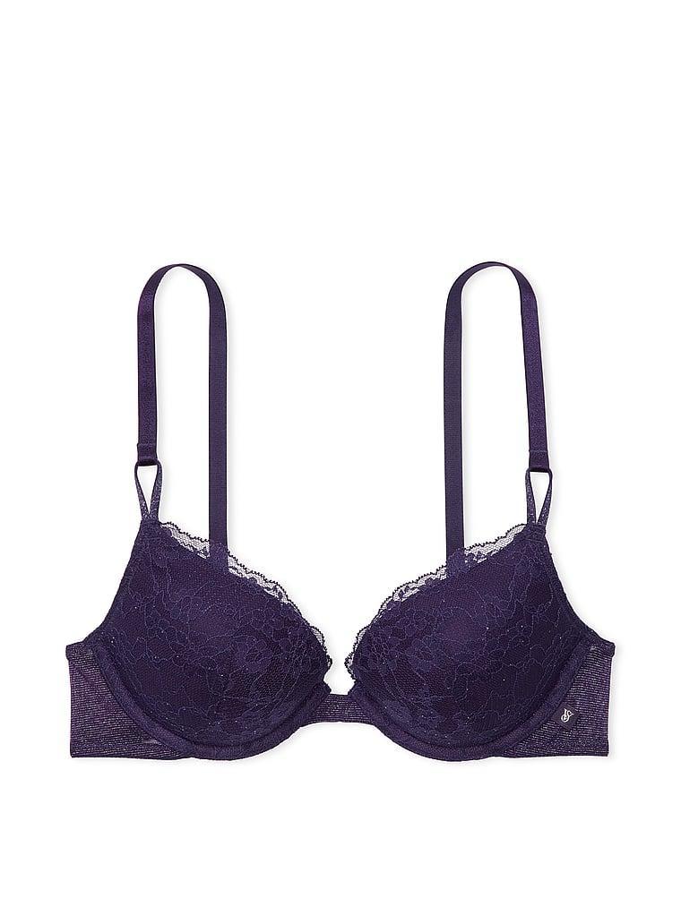 Sexy Tee Sequin Posey Lace Push-Up Bra Product Image