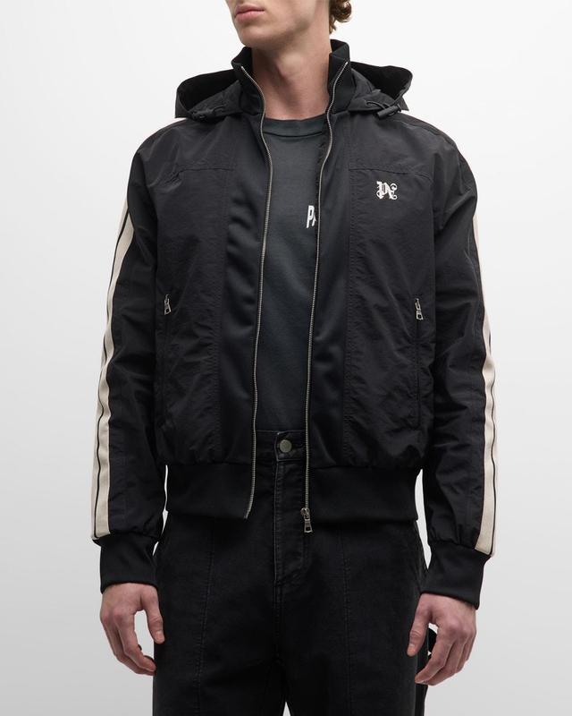 Mens Paneled Monogram Track Jacket Product Image