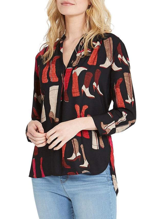 Womens These Boots Blouse Product Image