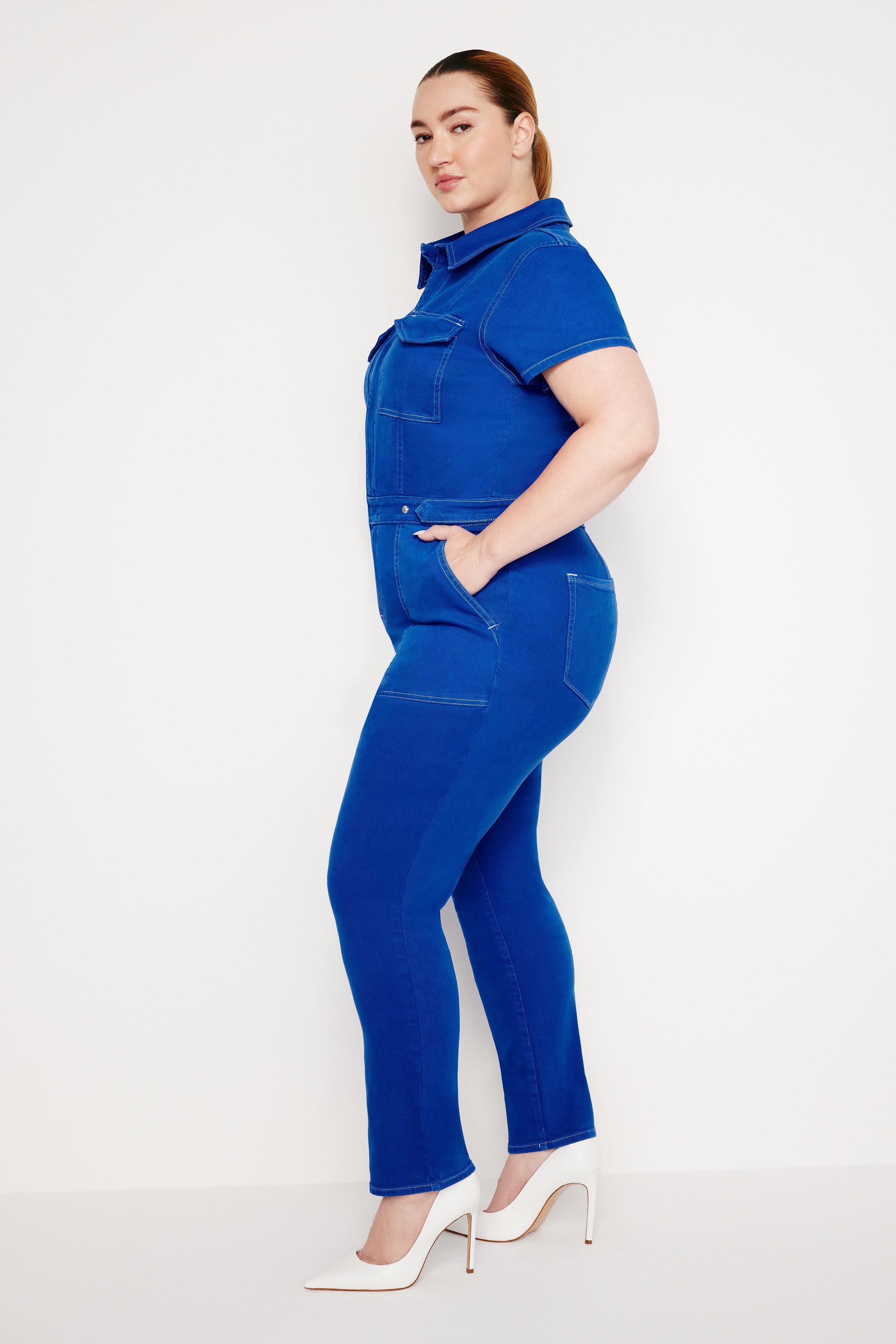 FIT FOR SUCCESS LIGHT COMPRESSION JUMPSUIT | WAVE BLUE002 Product Image