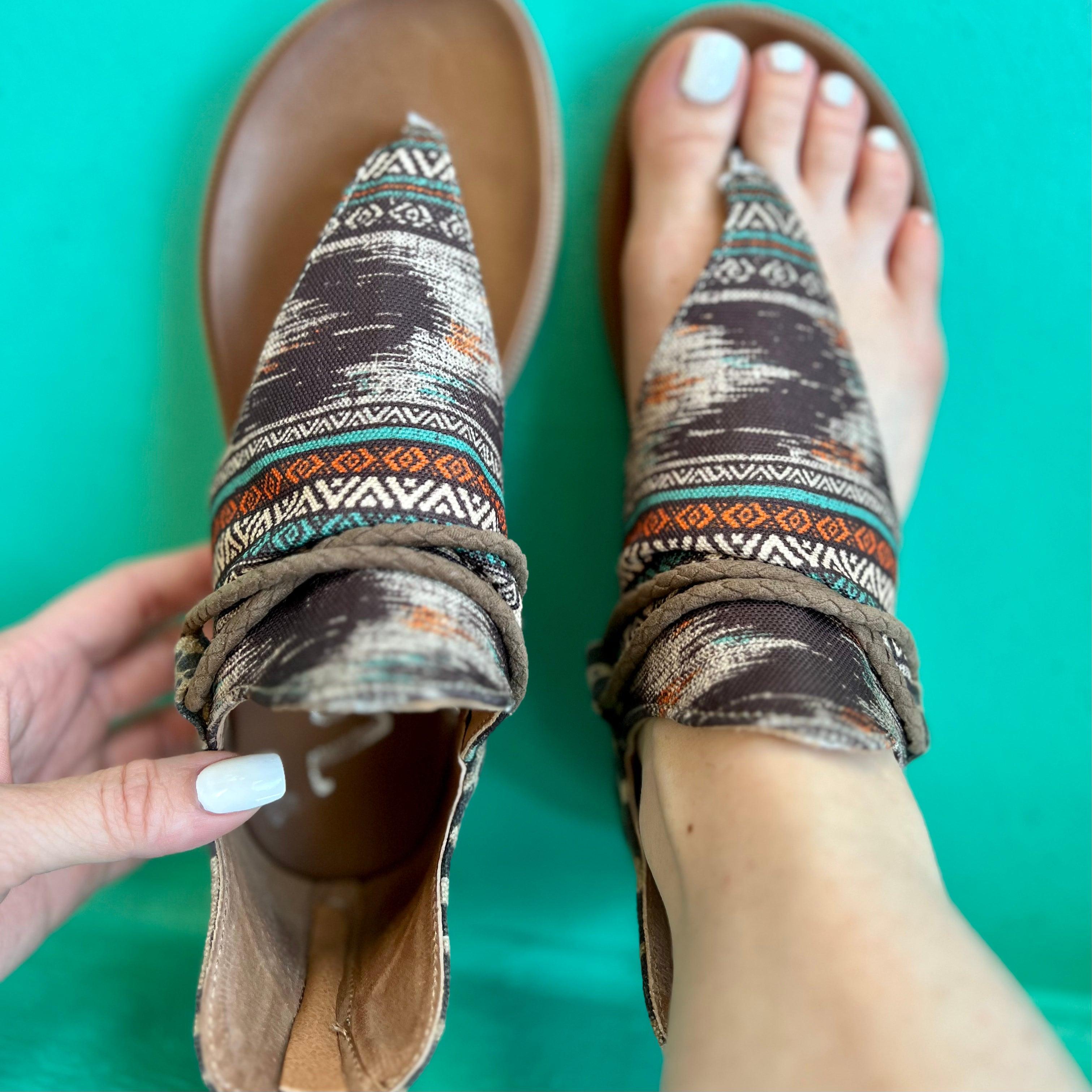 Wild About My Tribe Sandals  Product Image