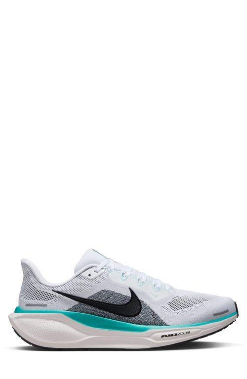 NIKE Men's Pegasus 41 Road Running Shoes In White/volt/black Product Image