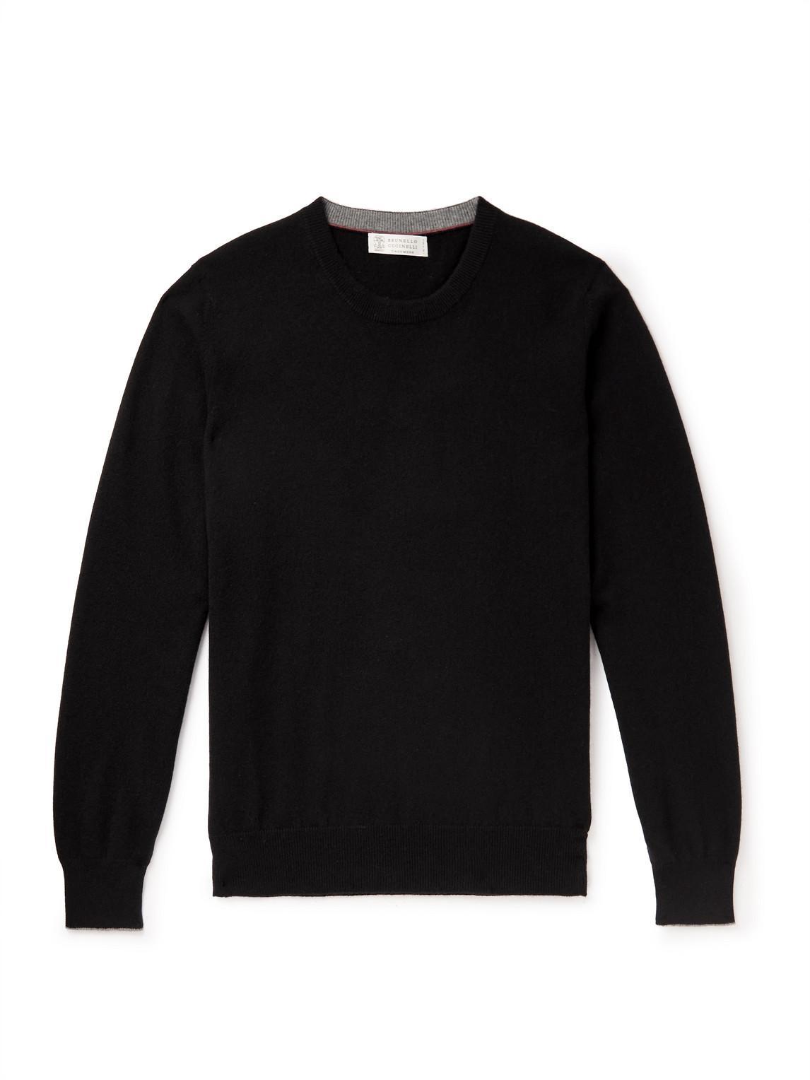 Cashmere Sweater In Black Product Image