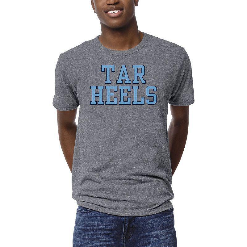 Mens League Collegiate Wear Heather Gray North Carolina Tar Heels Local Victory Falls Tri-Blend T-Shirt Product Image