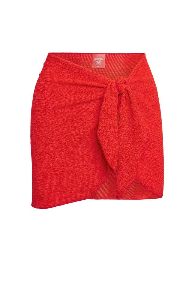 St. Barth's Skirt - Chili Pepper Crinkle Product Image