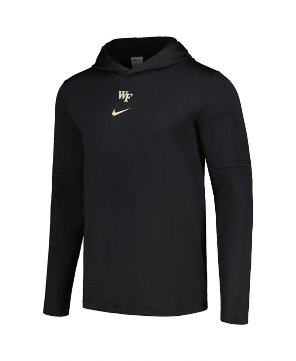 NIKE Men's  Black Wake Forest Demon Deacons 2023 Sideline Player Performance Hoodie Top Product Image