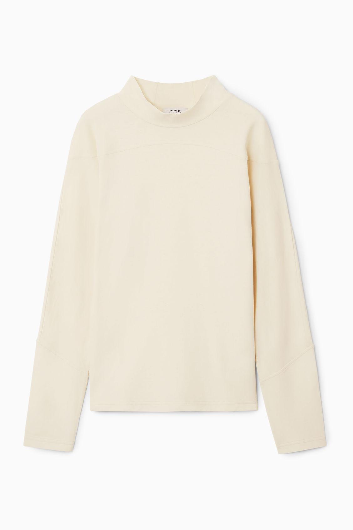 LONG-SLEEVED MOCK-NECK TOP Product Image