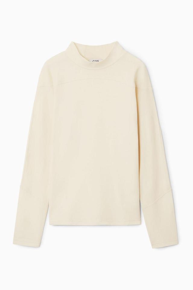 LONG-SLEEVED MOCK-NECK TOP Product Image