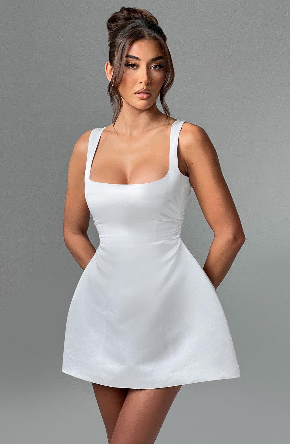 Sofie Mini Dress - Ivory Product Image