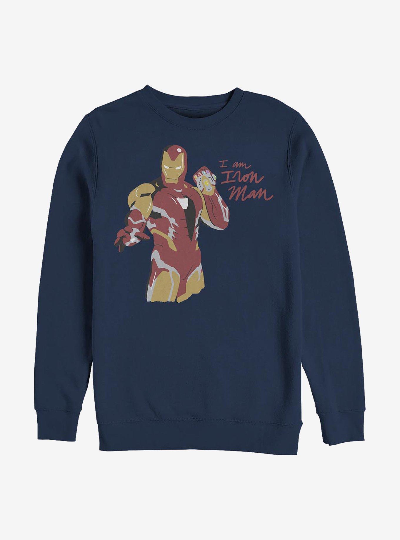 Marvel Iron Man Iron Scribbles Crew Sweatshirt Product Image