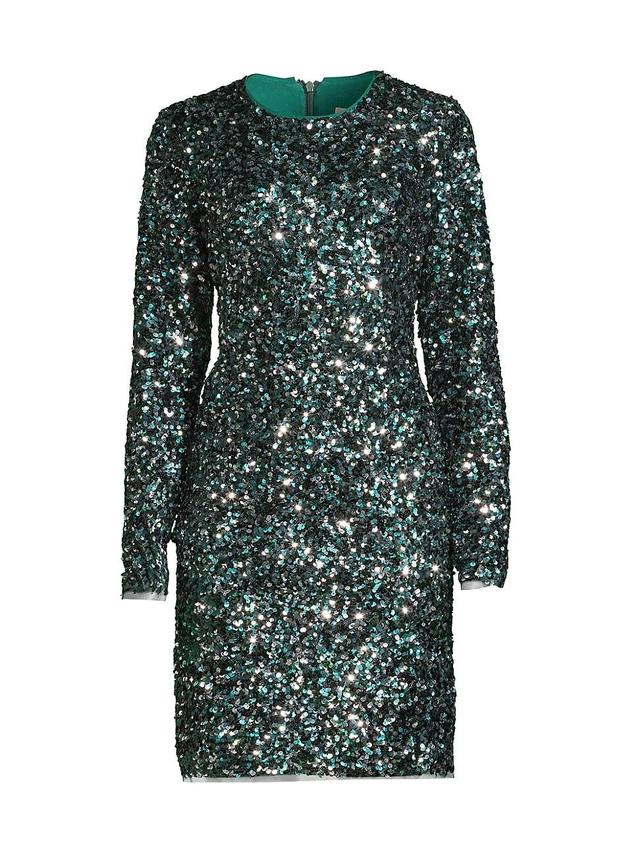 Womens Sequin Bodycon Mini Dress Product Image