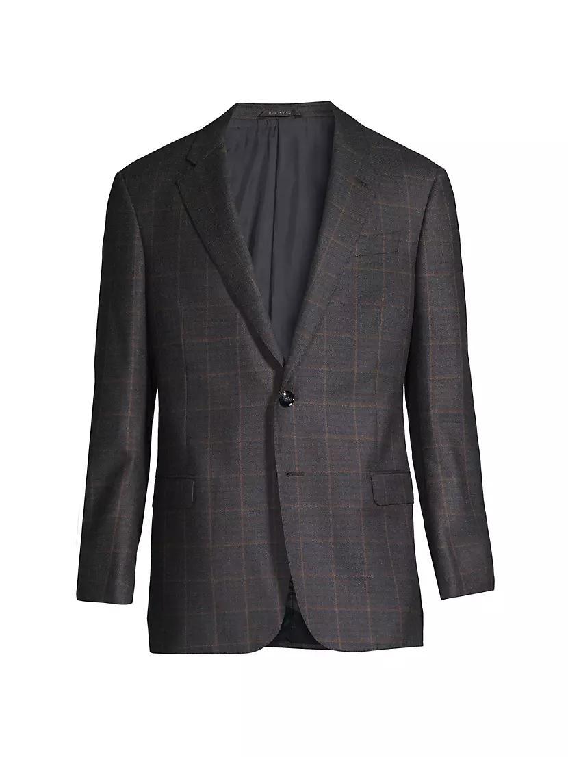 Plaid Wool-Cashmere Sport Coat Product Image