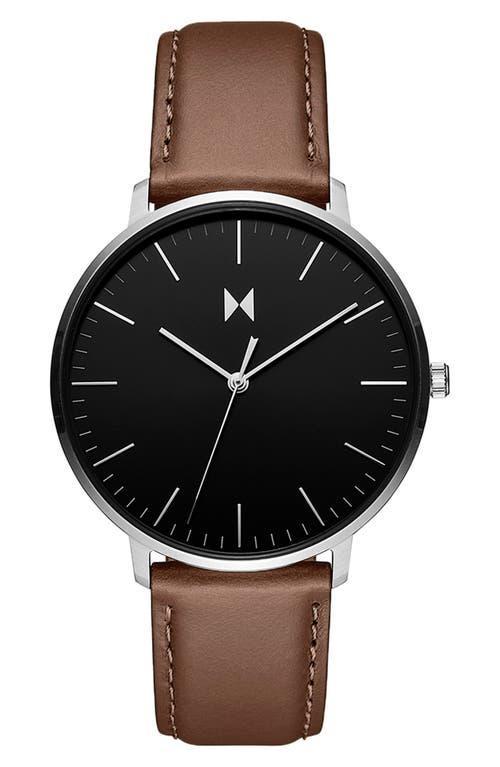 MVMT Legacy Leather Strap Watch, 42mm Product Image