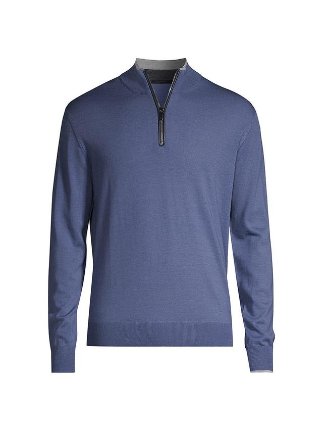 Mens Sebonack Lightweight Merino Wool Quarter-Zip Product Image