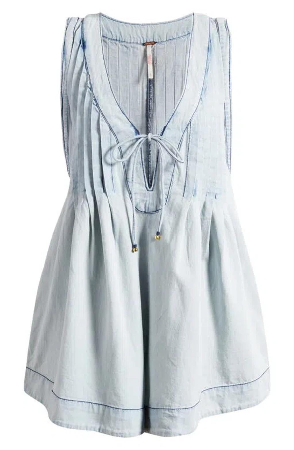 Webster Denim Romper In By The Beach Wash Product Image