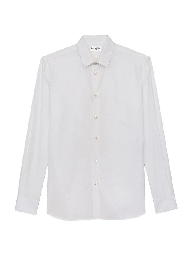 Mens Shirt in Cotton Poplin Product Image