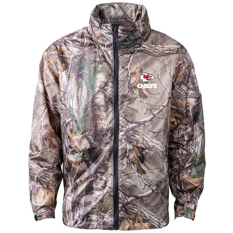 Men's Dunbrooke Realtree Camo Cleveland Browns Circle Sportsman Waterproof Packable Full-Zip Jacket Product Image