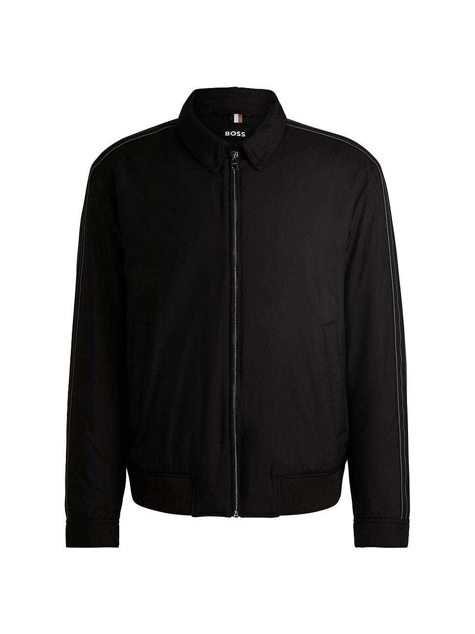 Mens Regular Fit Jacket in Water Repellent Material Product Image