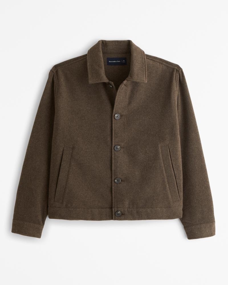 Wool-Blend Shirt Jacket Product Image