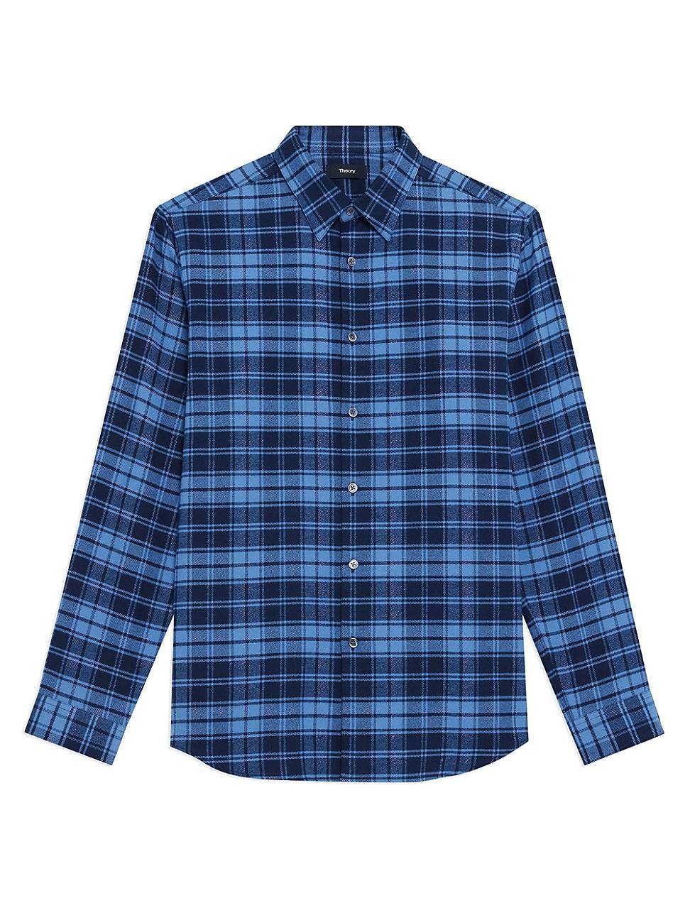 Mens Irving Checked Button-Front Shirt Product Image