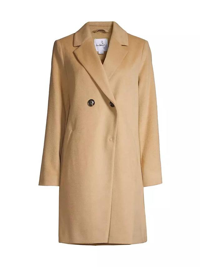 Wool-Blend Double-Breasted Cutaway Coat Product Image