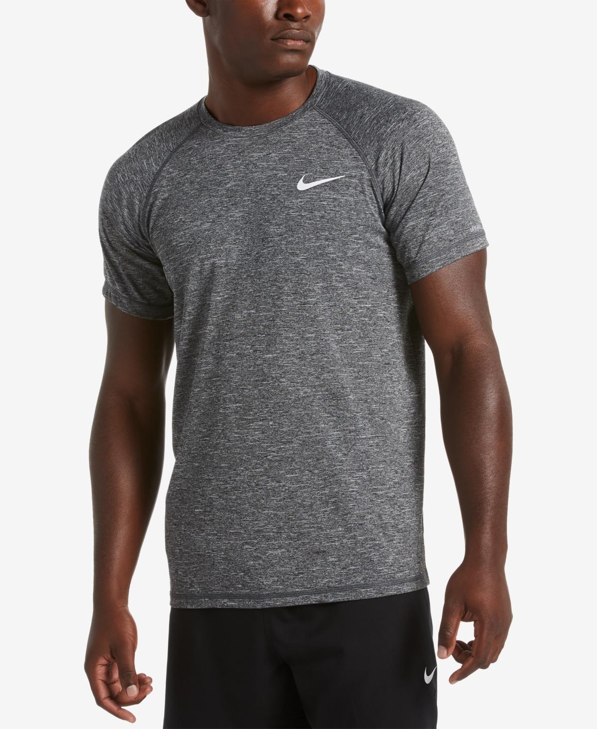 Nike Mens Big & Tall Hydroguard Moisture-Wicking Heather Rash Guard Product Image