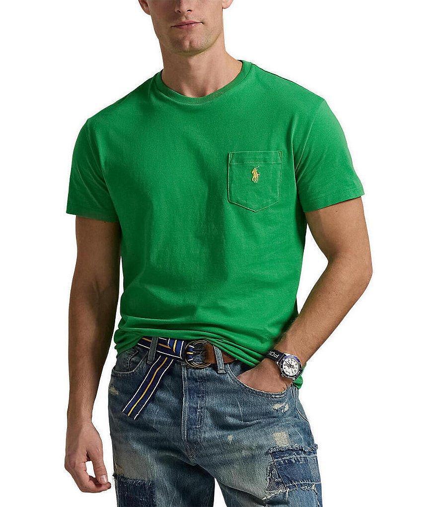 Polo Ralph Lauren Classic Fit Jersey Short Sleeve Pocket T-Shirt Product Image