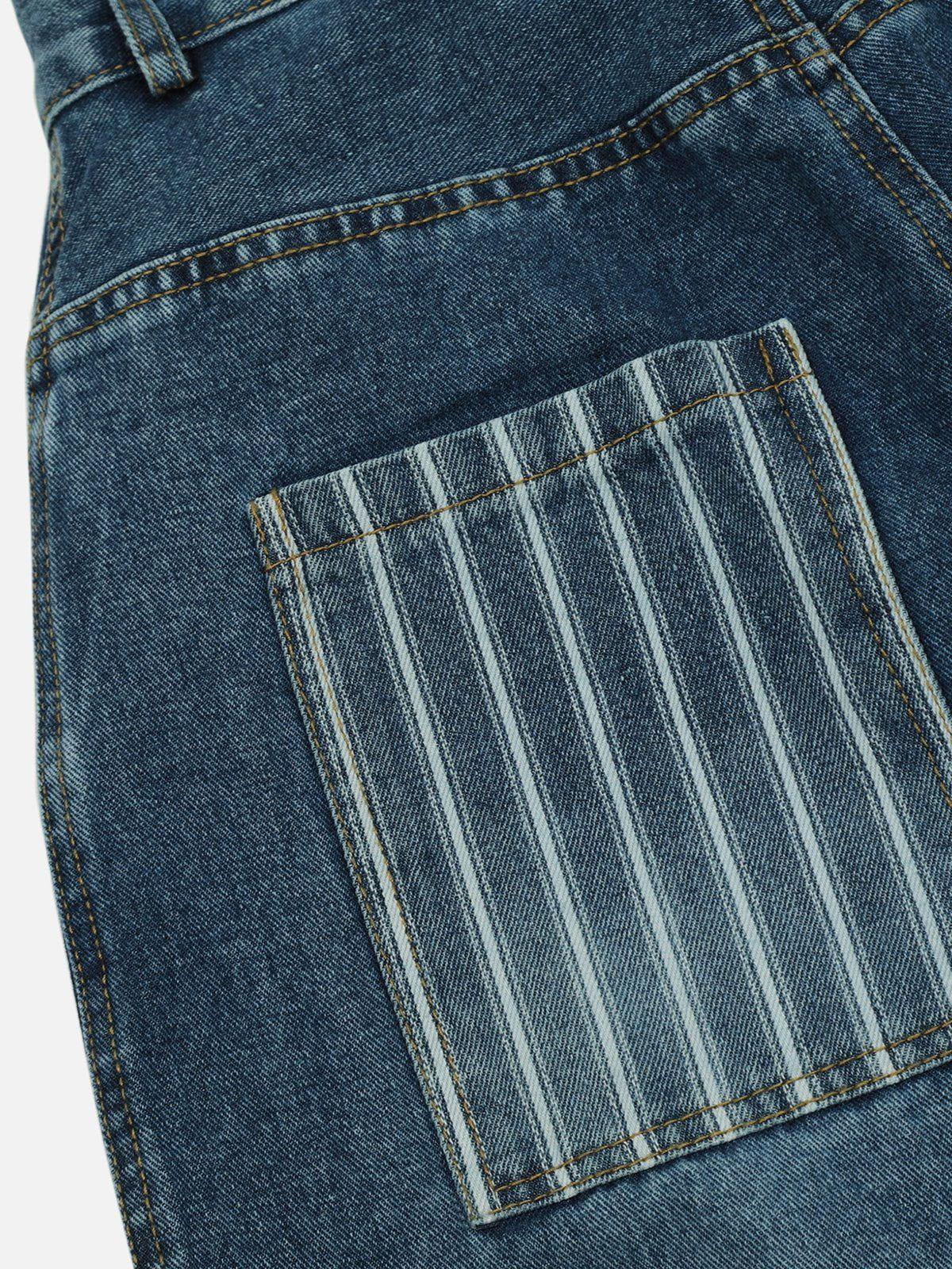 Aelfric Eden Multi Pocket Loose Barrel Jeans Product Image