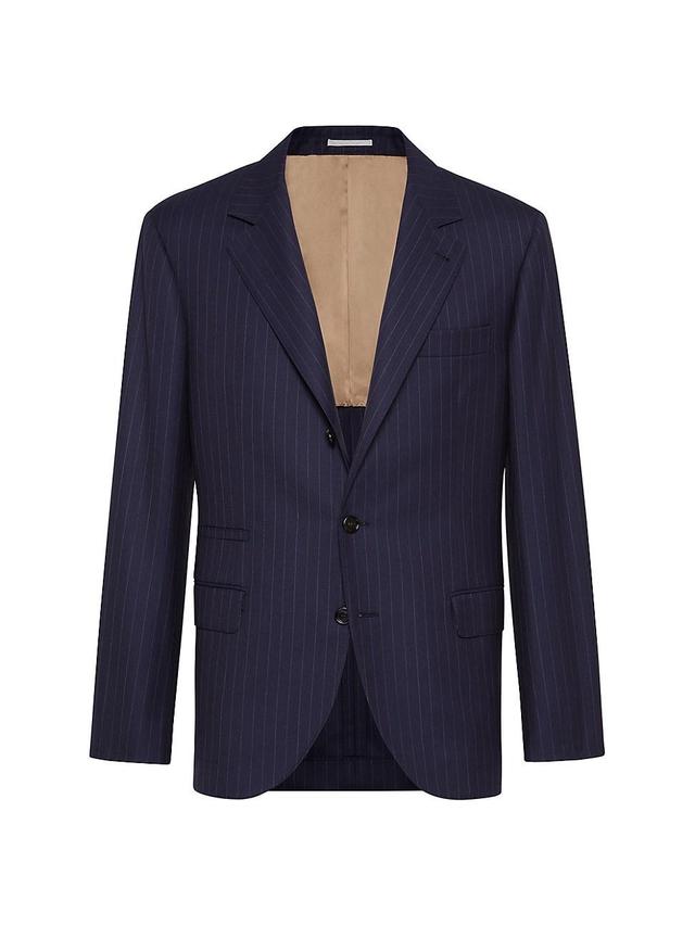 Mens Virgin Wool Stripe Batavia Blazer Product Image