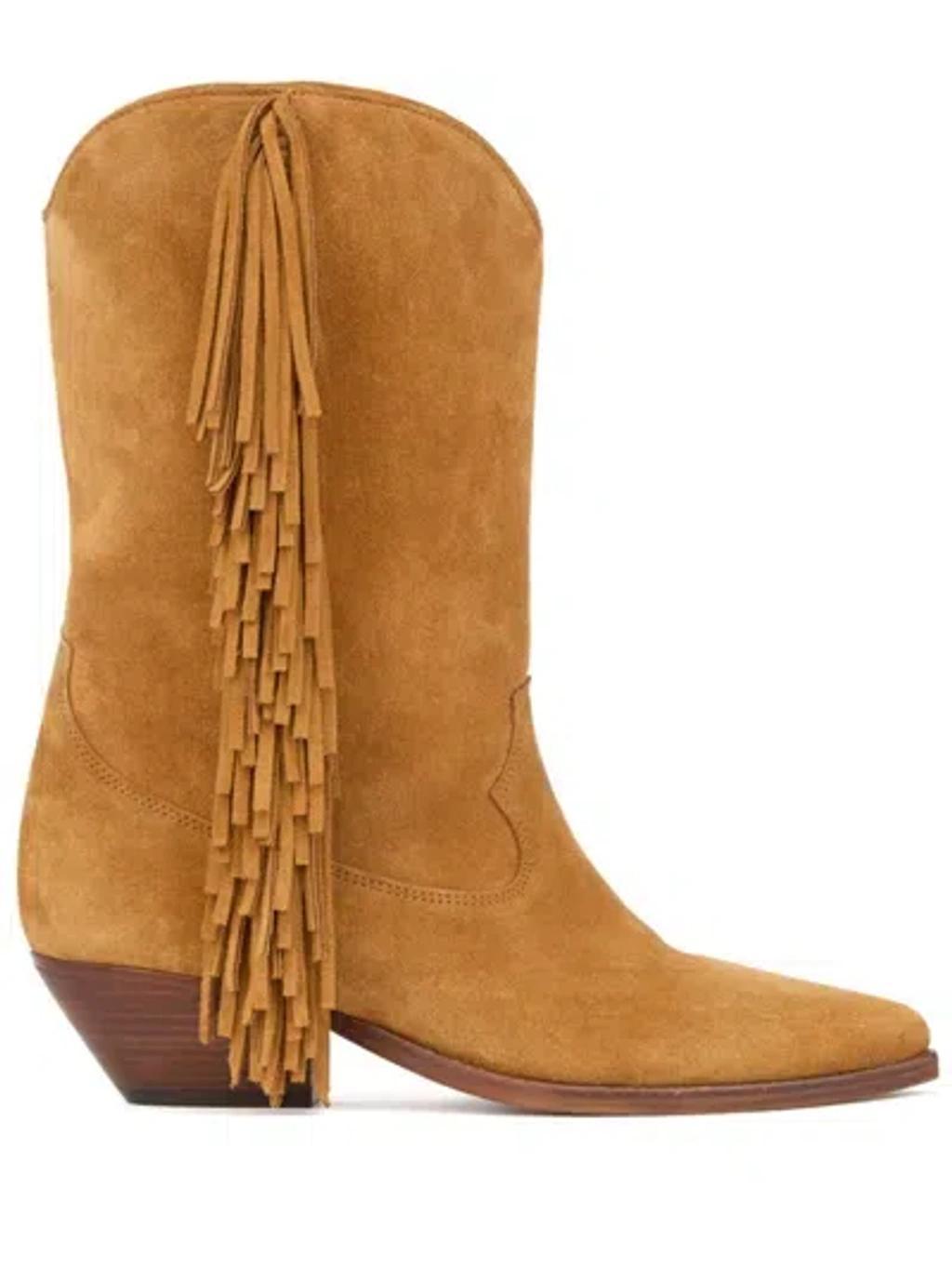 ISABEL MARANT 40mm Duerto Boots In Brown Product Image