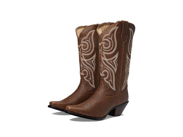 Durango Crush 12 Western Snip Toe (Milk Chocolate) Women's Shoes Product Image