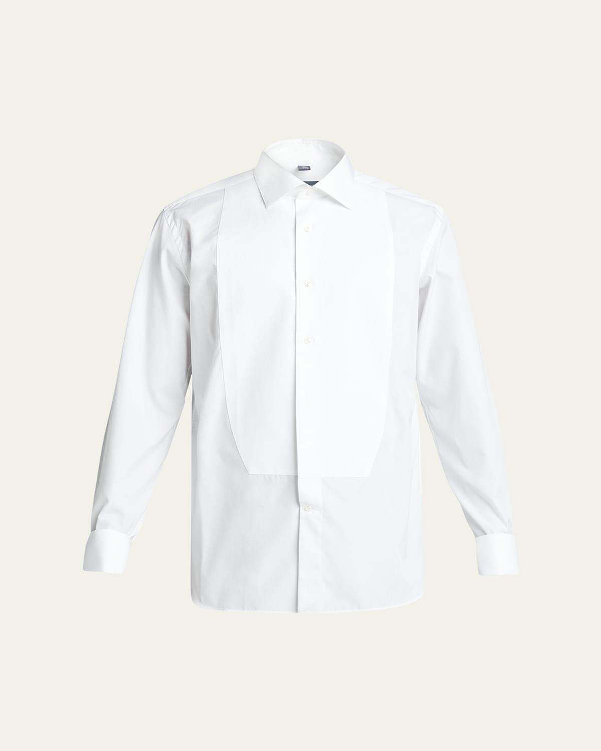 Mens Pique Bib-Front Tuxedo Shirt Product Image