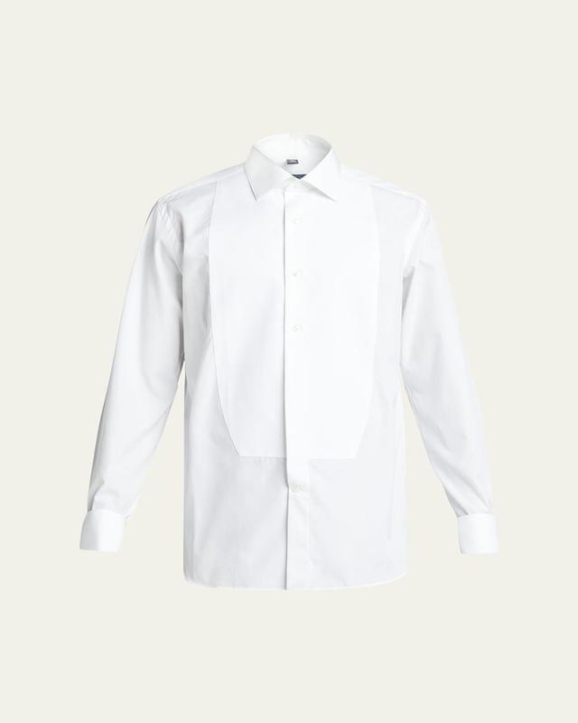 Mens Pique Bib-Front Tuxedo Shirt Product Image